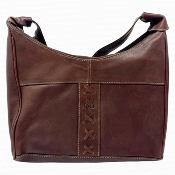 Chaos Leather Collection Brown Shoulder Bag - Picture 2 of 9